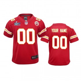 Tröjor Kansas City Chiefs Game Custom Röd Super Bowl LVII - Män